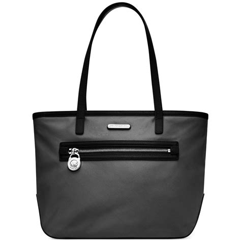 michael kors kempton small tote graphite|MICHAEL Michael Kors Kempton Nylon Small Tote .